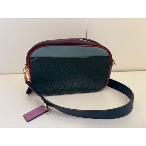 COACH Jamie Camera Bag in Colorblock Leather Crossbody / Shoulder Bag CE647 - Picture 3 of 8